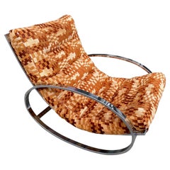 Renaldo Zeri "Ellispse" Italian Rocker Lounge Chair for Selig