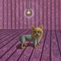 "Perro", Óleo sobre lienzo