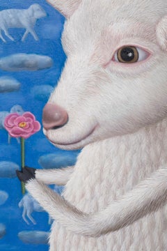 "Cordero", Óleo sobre lienzo