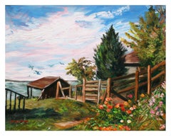 Vintage Pacific Northwest Landscape -- "Indian Summer in Coupeville"