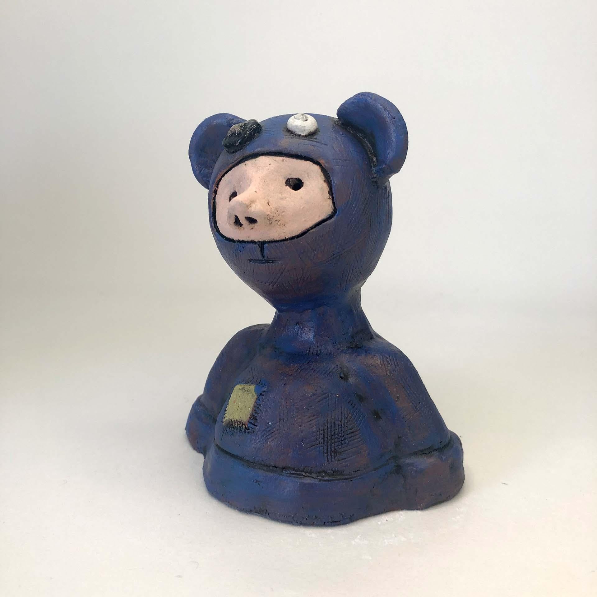 Ich möchte ein Teddybär sein (Moderne), Sculpture, von Renate Frotscher