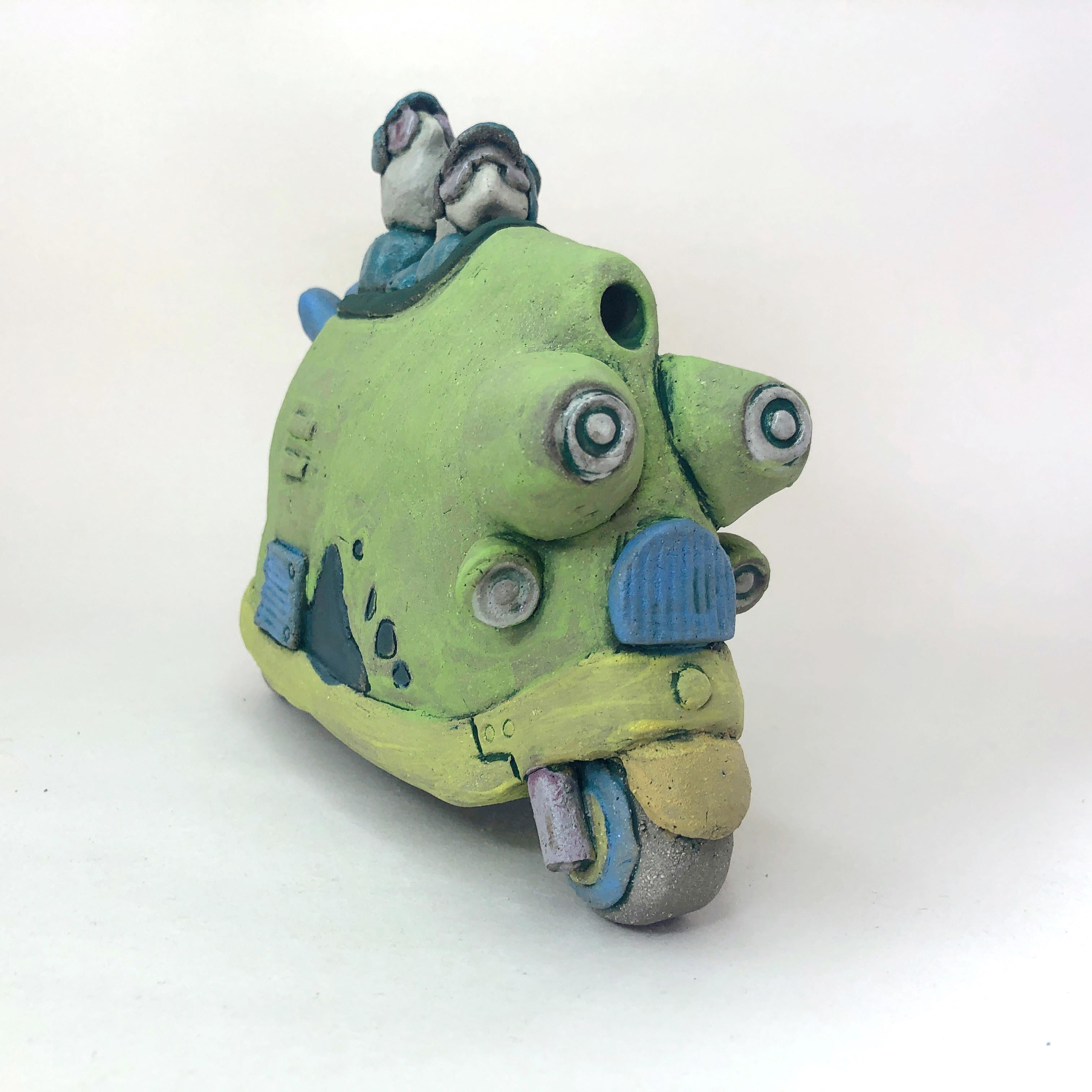 Les trois amis - Sculpture by Renate Frotscher