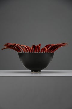 Renate Weidner "Bol avec plumes" 2004