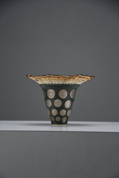 Renate Weidner, Rare "Vase avec plumes", 2004