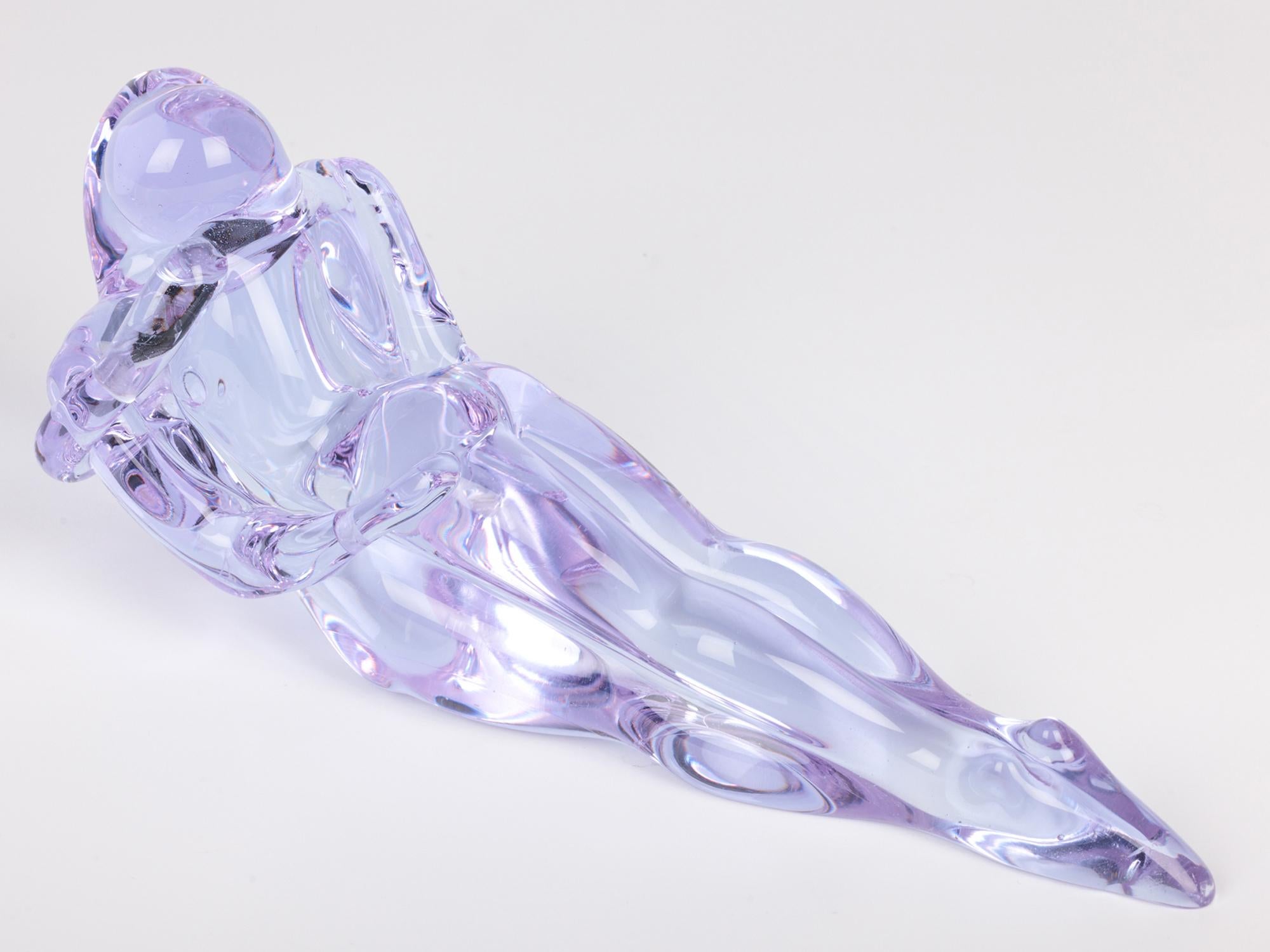 Renato Anatra Escultura Figural Amantes de cristal azul de Murano en Bueno Estado en Bishop's Stortford, Hertfordshire