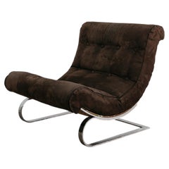 Renato Balestra Cinova 1973 Poltrona Design Acciaio Cromato Modernariato