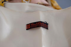 Renato Balestra: blusa eccentrica senza maniche in pura seta