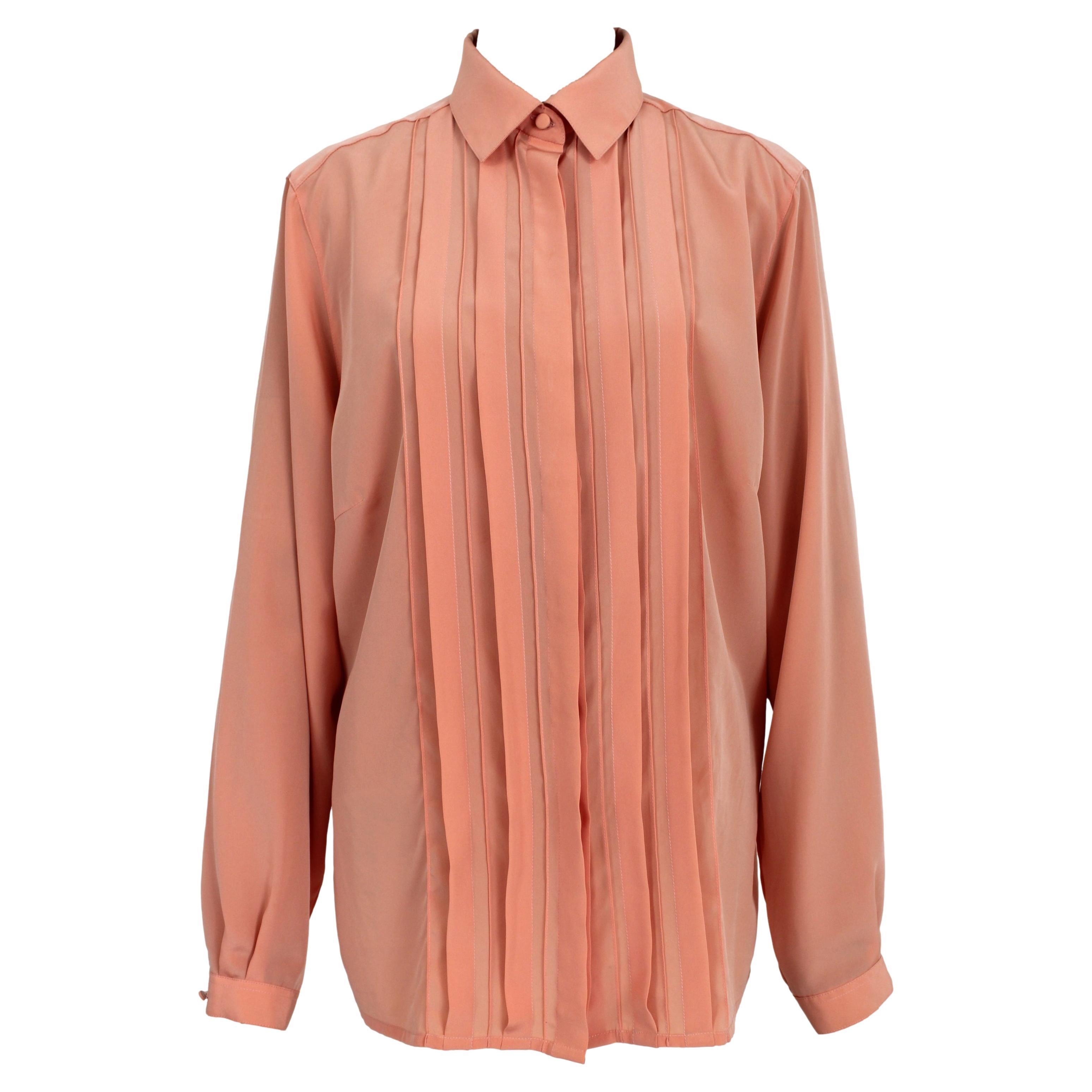 Renato Balestra Pink Vintage Soft Shirt For Sale at 1stDibs