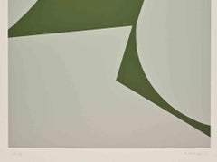 Forme verdi - Serigrafia di Renato Barisani - 1983