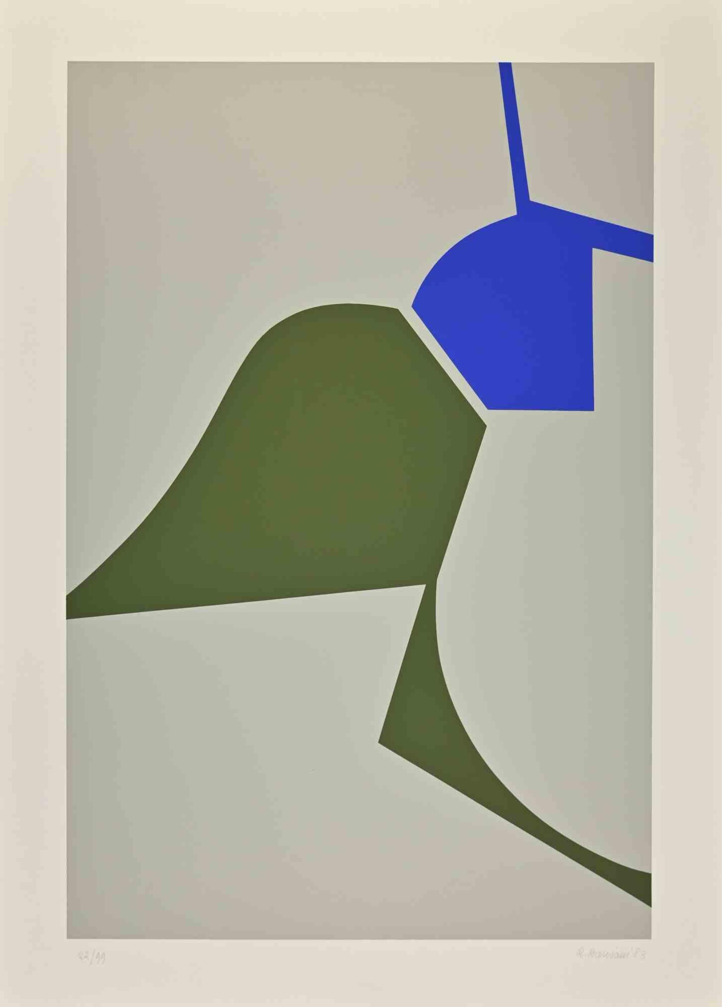 Greene & Greene è una serigrafia a colori realizzata da Renato Barisani nel 1983.

Firmato a mano e datato a matita in basso a destra. Numerato a matita in basso a sinistra. Edizione 99 stampe.

Buone condizioni.

Questa serigrafia rappresenta una