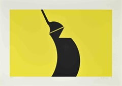 La Composición Amarilla - Serigrafía de Renato Barisani - 1983