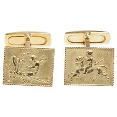 Renato Cipullo Gold Cupid Cufflinks