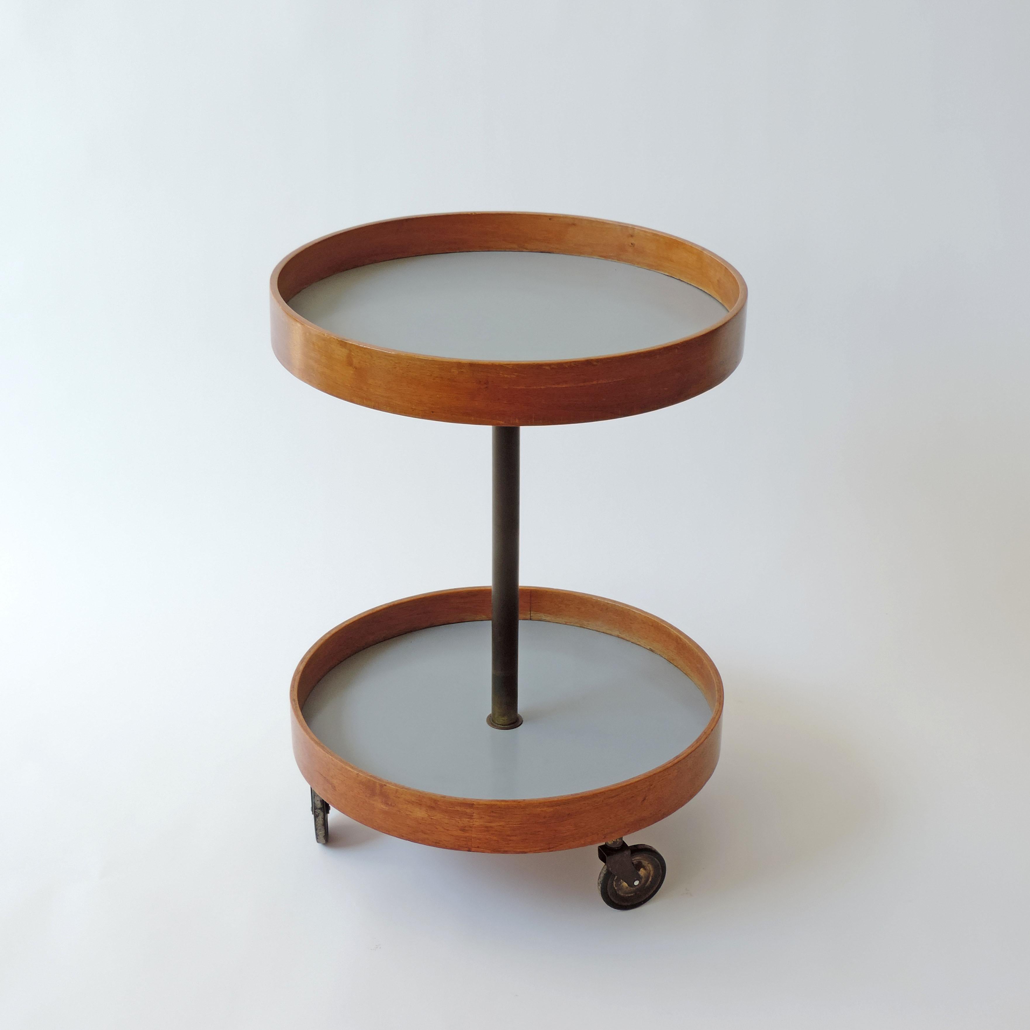 Renato Forti Bar Cart / Work Unit, Italy, 1950s In Good Condition For Sale In Milan, IT