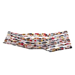 Renato Foti Large Fused Art Glass Tray