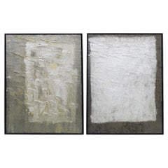 Renato Freitas Dittico "Argento 1 e Argento 2, Arte incorniciata