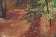 Vesuvius - Original Oil on Canvas by Renato Guttuso - 1952