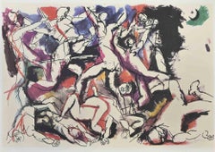 Le soulèvement des Algéries - décliné d'après Renato Guttuso - 1960