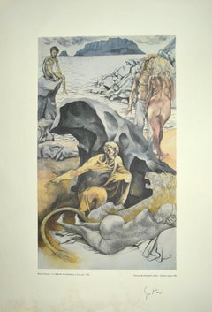 Allegories : St. Jerome - Vintage Offset par Renato Guttuso - 1979