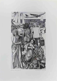 Allegories: The Trip - Vintage Offset Print after Renato Guttuso - 1981
