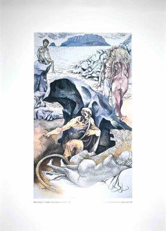 Allegorie - Poster offset d'epoca di Renato Guttuso - 1978