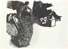 Martillo- Tenaza- Cesta - offset según Renato Guttuso - 1960