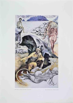 Le Allegorie: San Gerolamo, o le tre età - Offset after Renato Guttuso - 1981