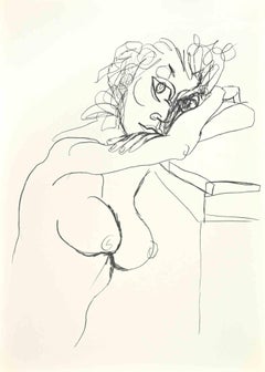 Nudo - offset dopo Renato Guttuso - 1959