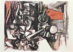 Objetos en el estudio - Fototipo según Renato Guttuso - 1961