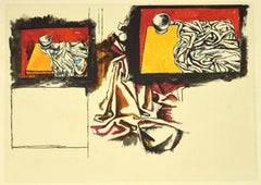 Stillleben 01 – Original Offsetdruck nach Renato Guttuso – 1980er Jahre