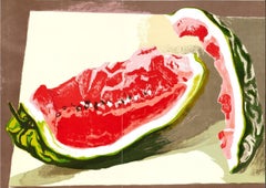 Antique Watermelon - Lithograph after Renato Guttuso - 1982