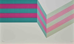 Abstract Composition - Lithograph by Renato Livi - 1971