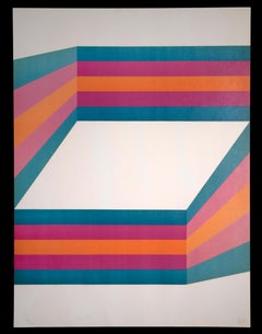 Perspective II - Original Lithograph by Renato Livi - 1971