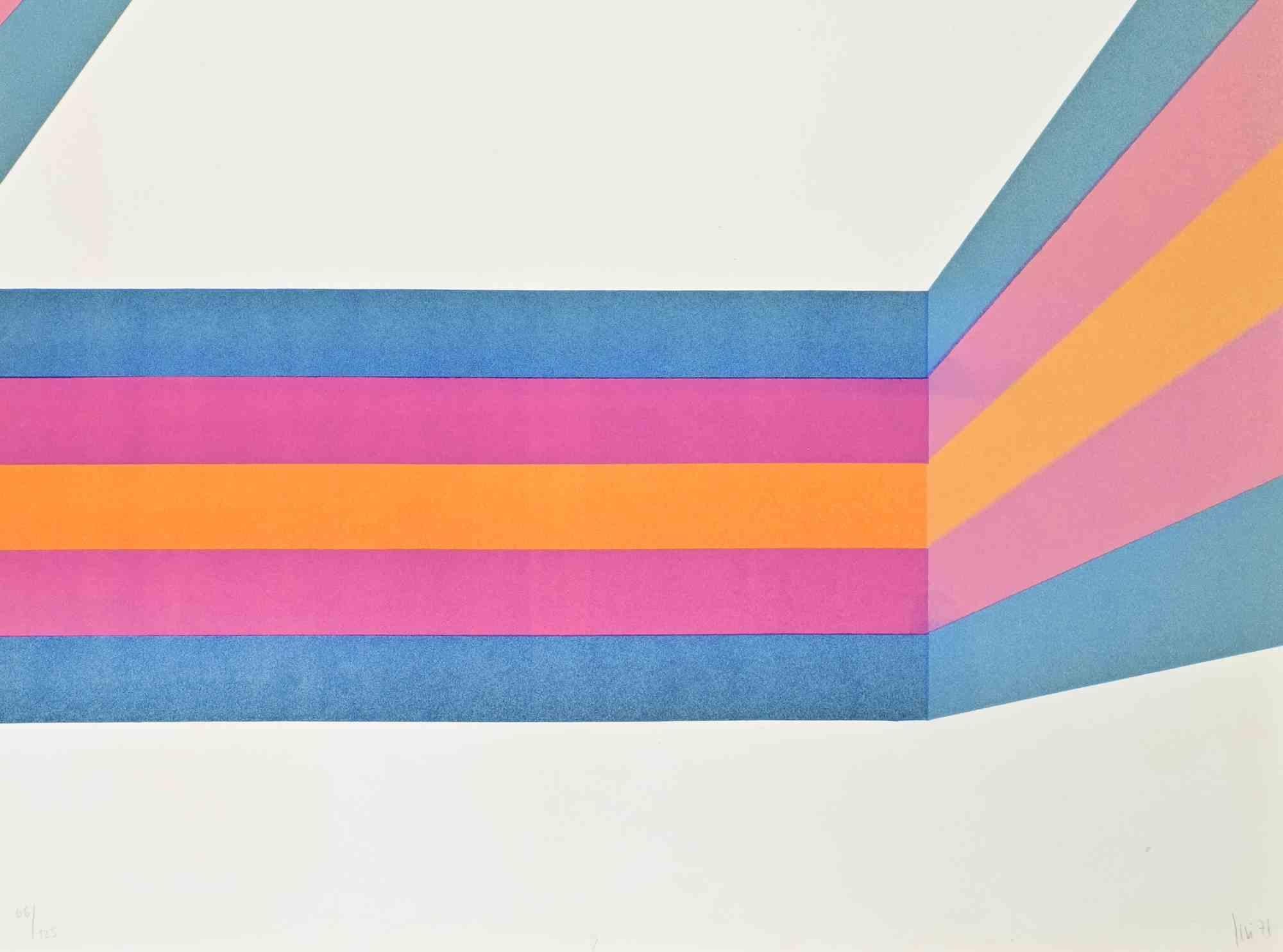 Perspective - Lithograph by Renato Livi - 1971 For Sale 1