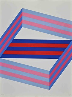 Perspective - Lithographie de Renato Livi - 1971