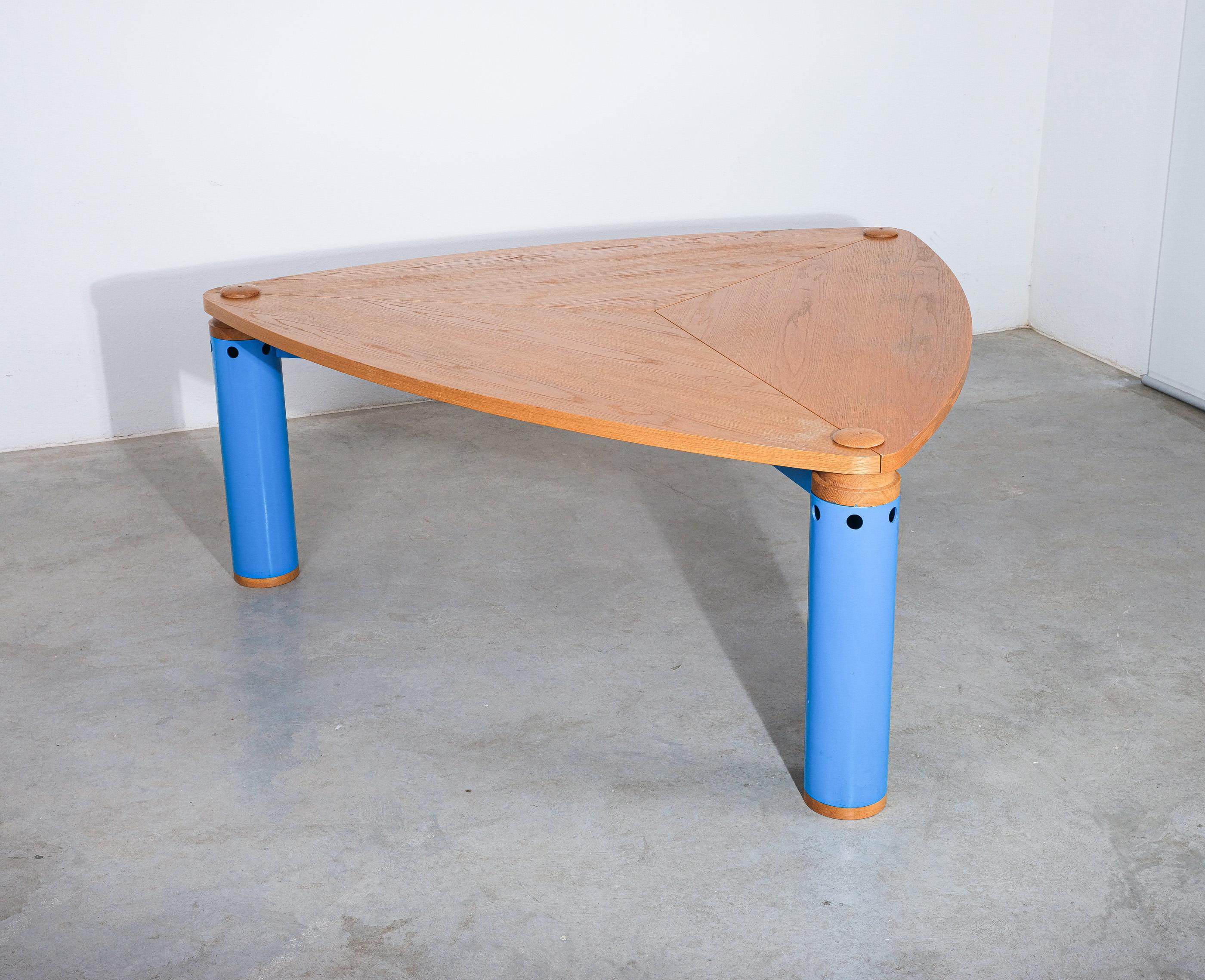 Renato Mandurini Very Large Dining Table Post-Modern, 1980 In Good Condition For Sale In Vienna, AT