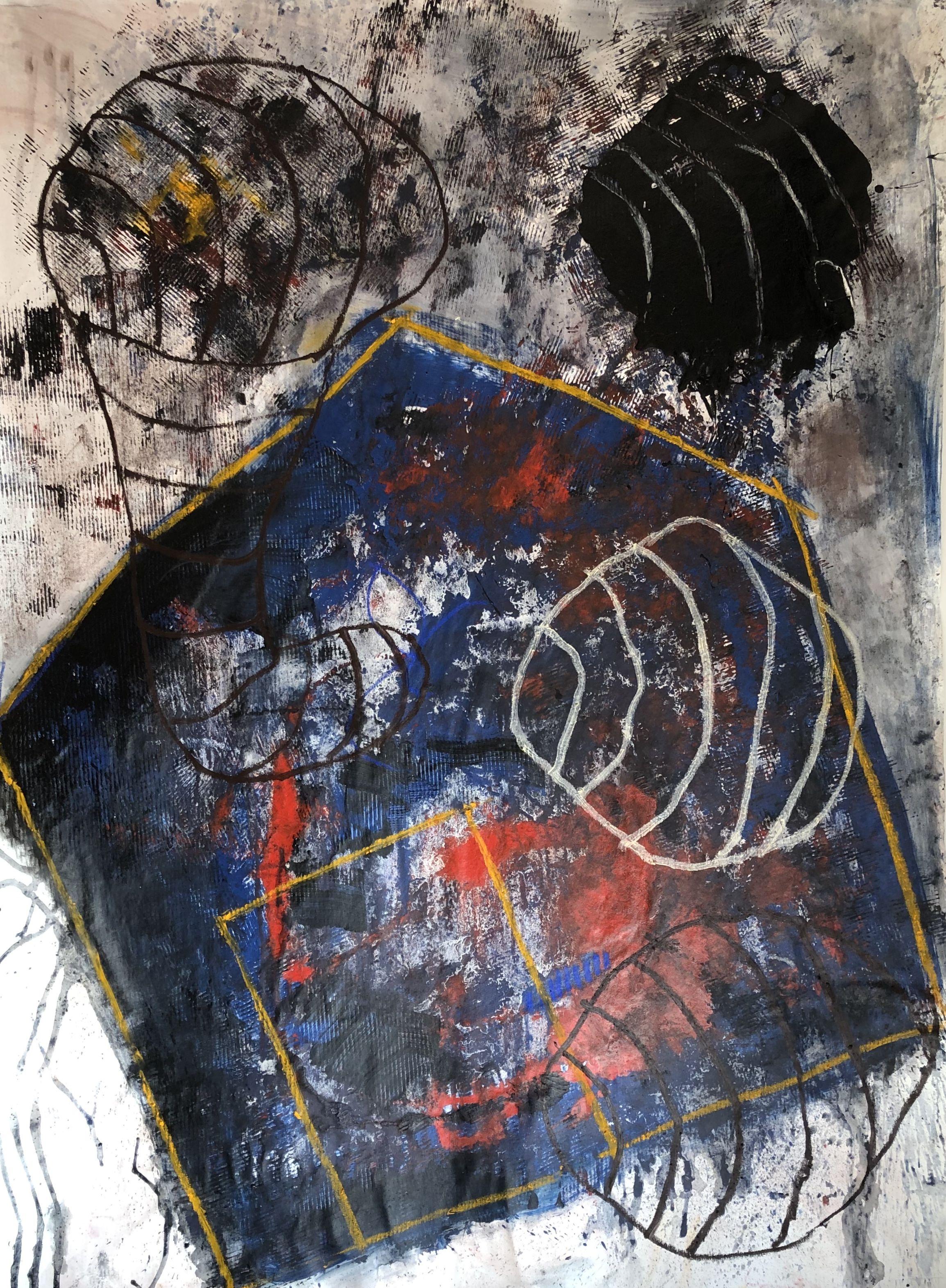 Abstract Painting di Renato Ochoa - Fuori dal paradigma, Pittura, Acrilico su tela