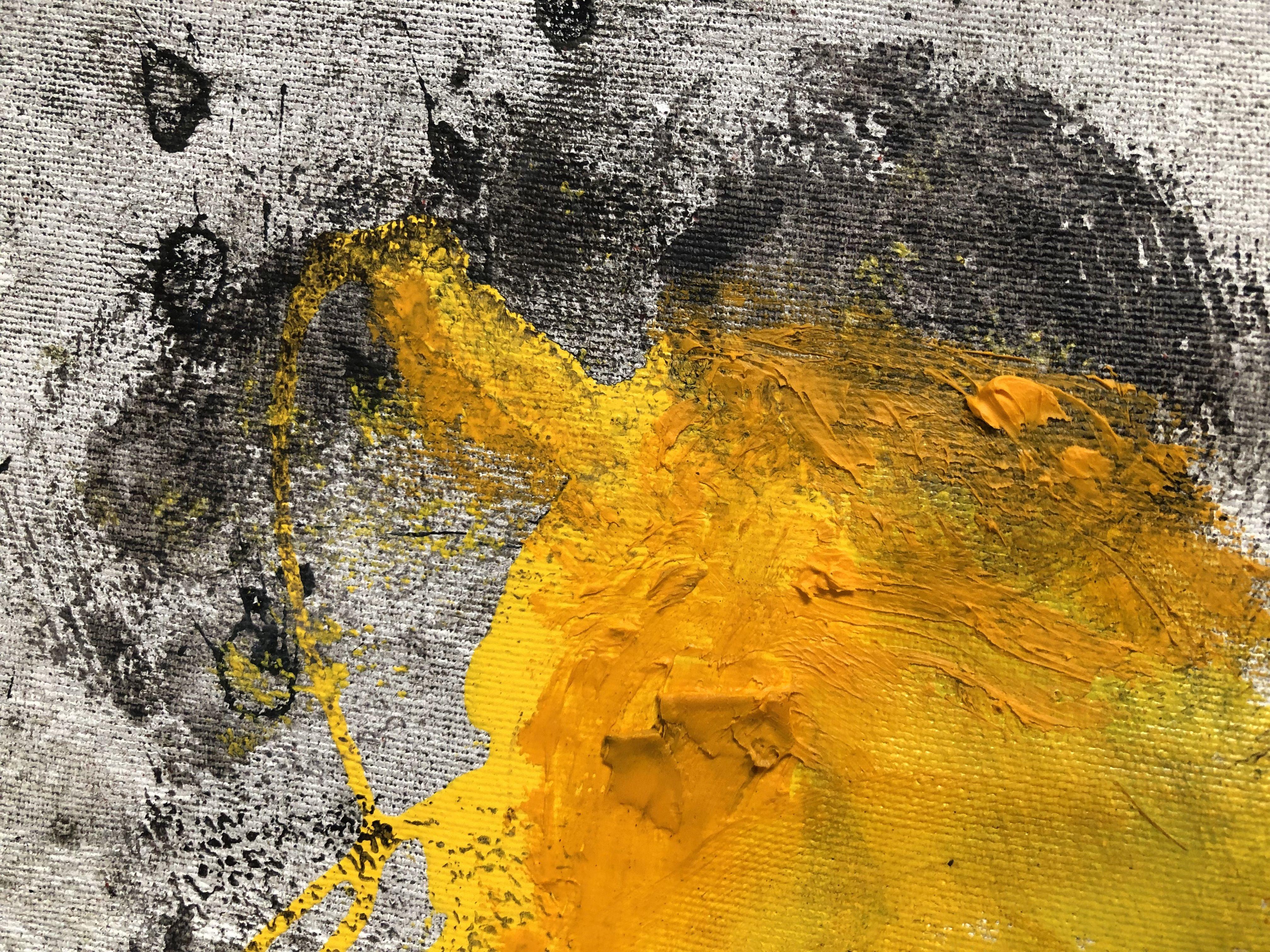 Motivi reconditi, Pittura, Acrilico su tela - Abstract Painting Marrone di Renato Ochoa