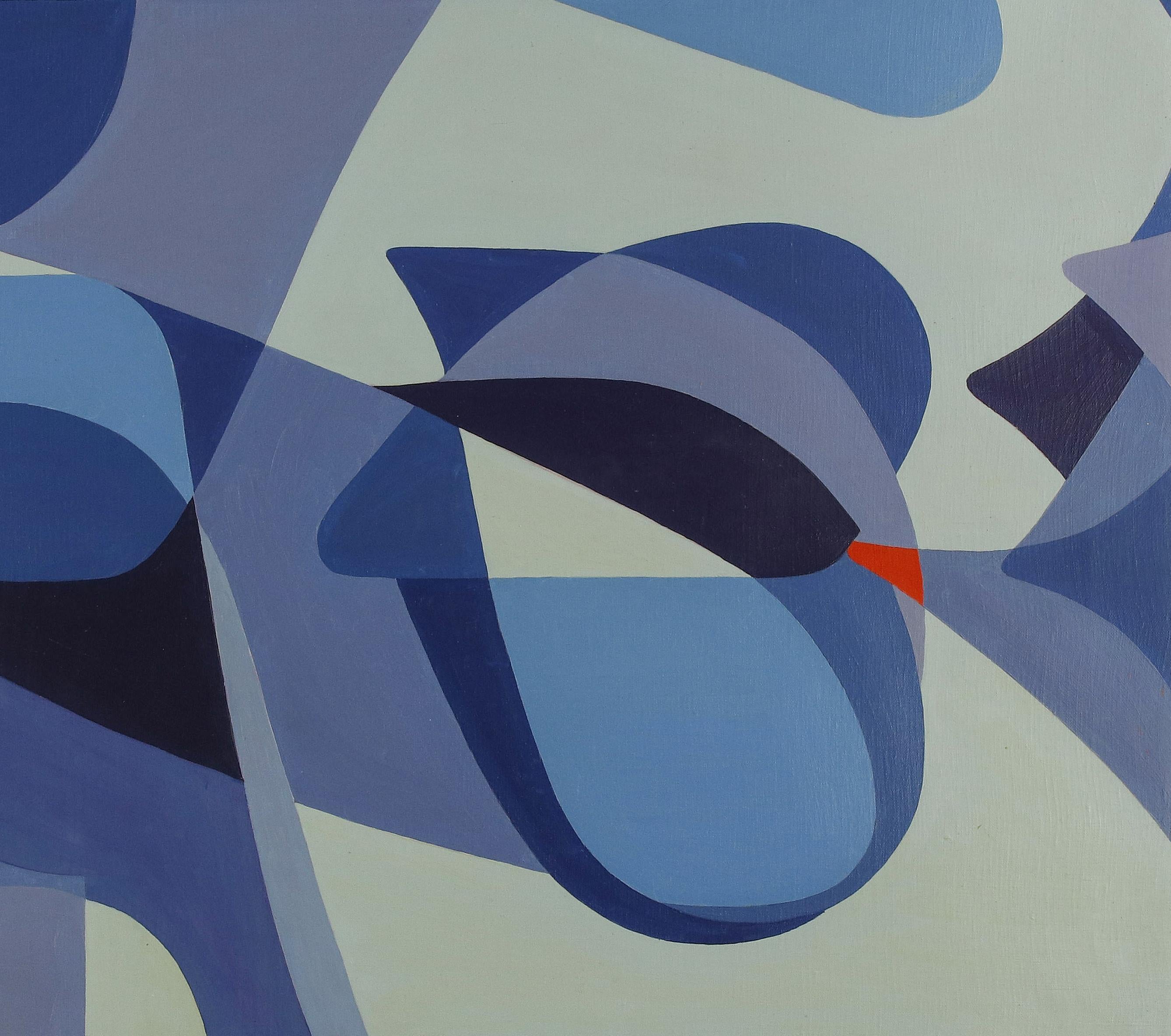 Piano Alto Blues - Oil Painting by Renato Spagnoli - 1986 1