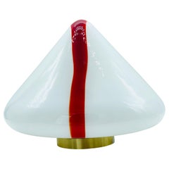 Renato Toso for Leucos MICO Murano Glass Ceiling or Table Lamp, Italy, 1972