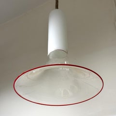 Renato Toso & Roberto Pamio Leucos Samanta Suspension Lamp 1970's Design