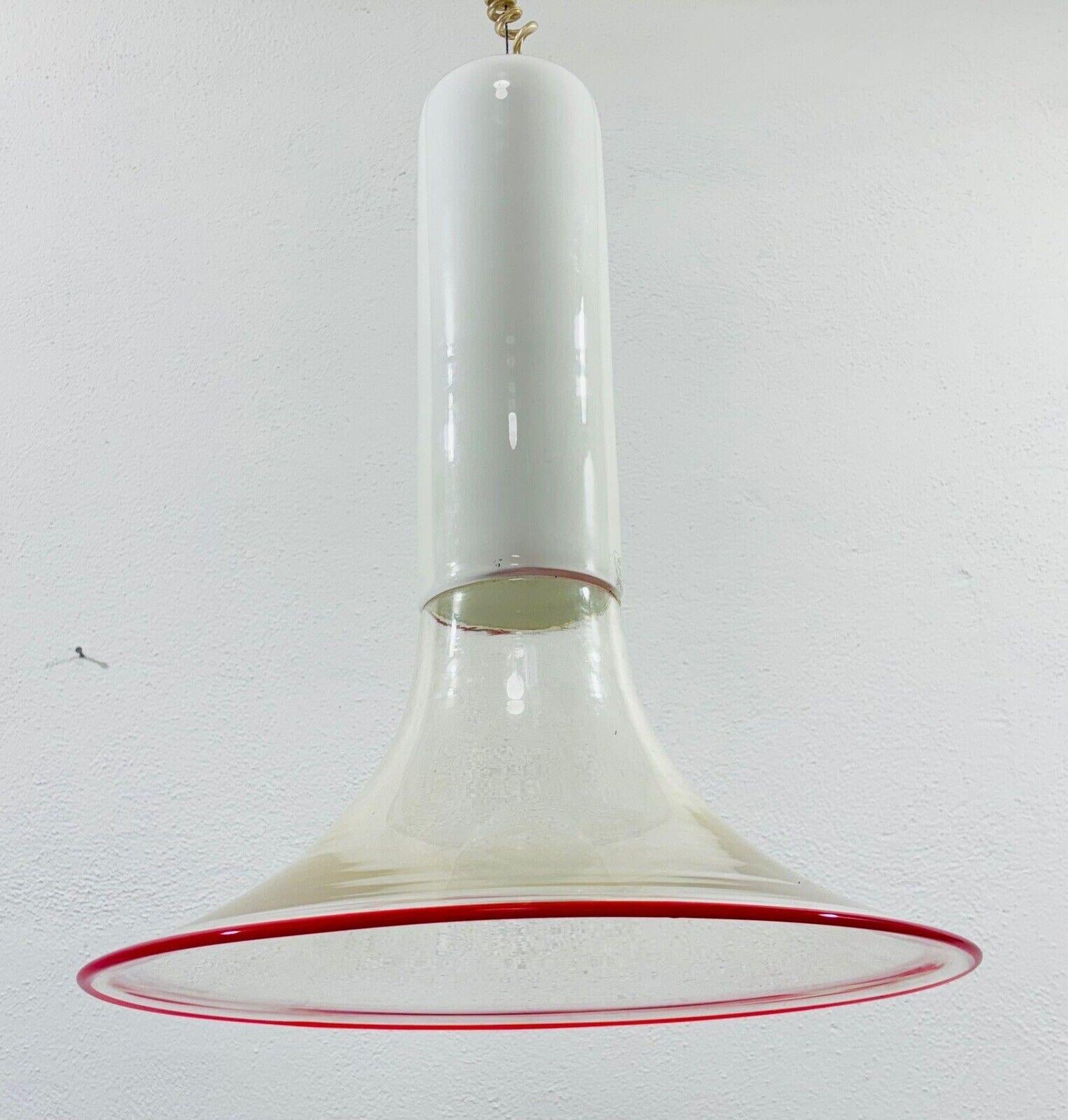 Italian Renato Toso & Roberto Pamio Leucos Suspension lamp 1970’s