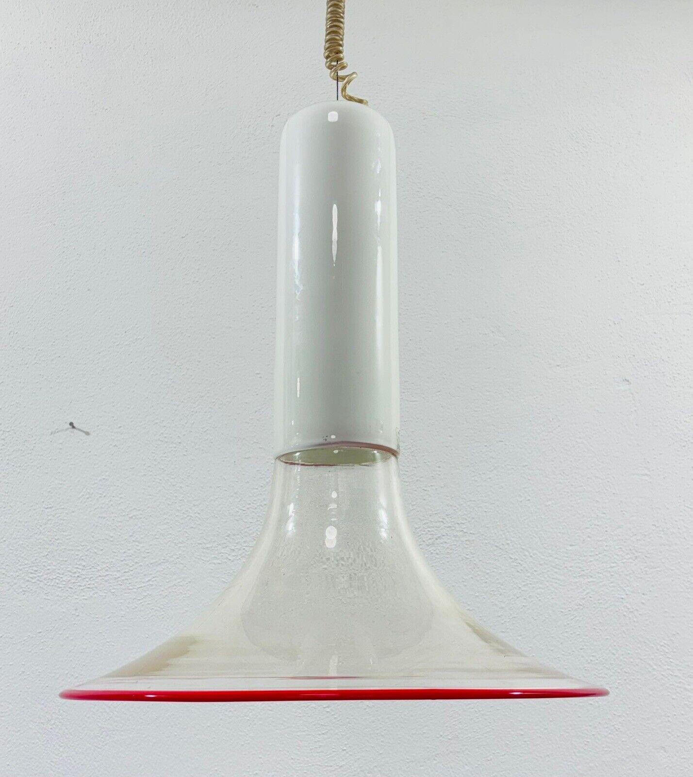 Vetro di Murano Renato Toso & Roberto Pamio Leucos Suspension lamp 1970’s