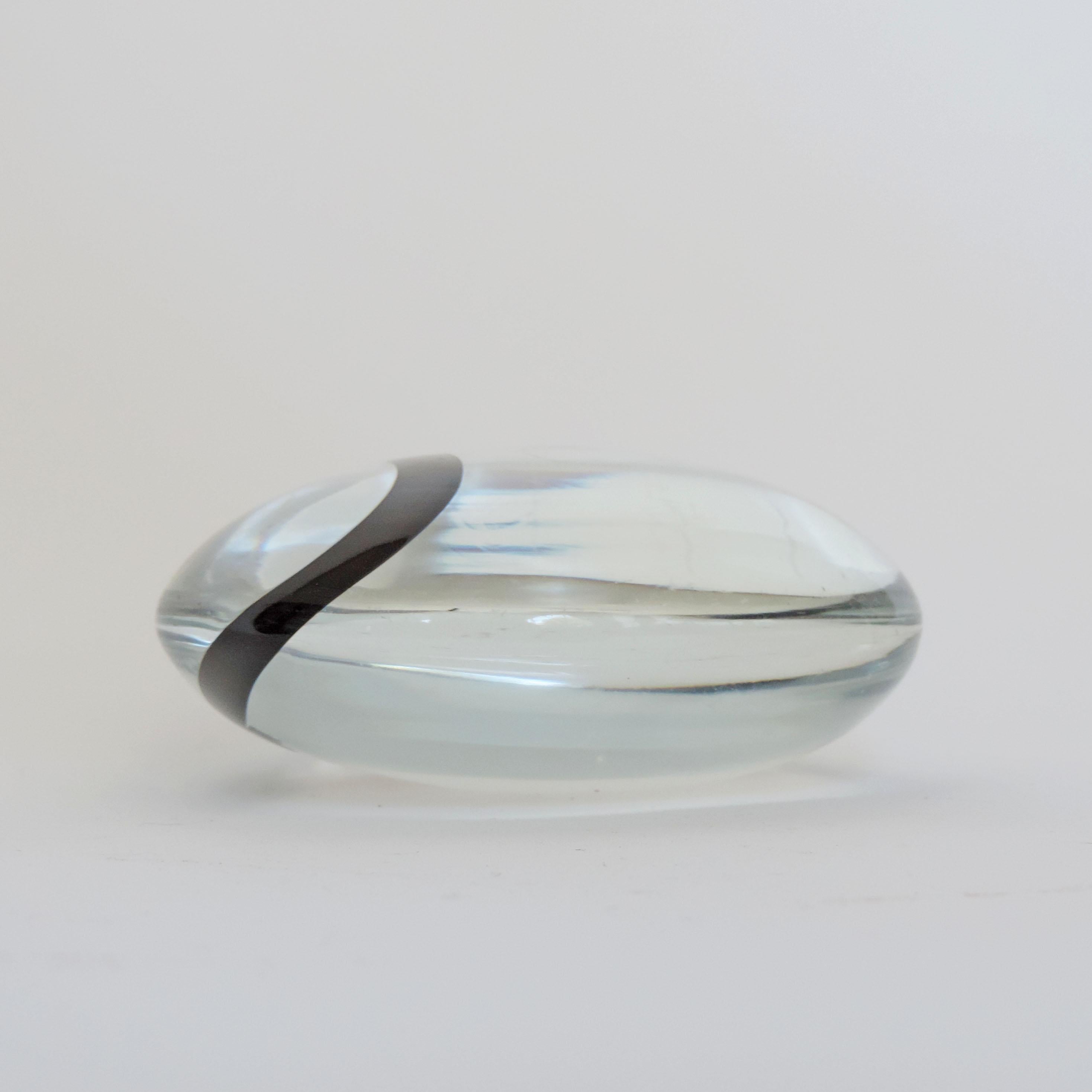 Late 20th Century Renato Toso Sassi Series Murano Glass Paperweight for Fratelli Toso, 1970s For Sale