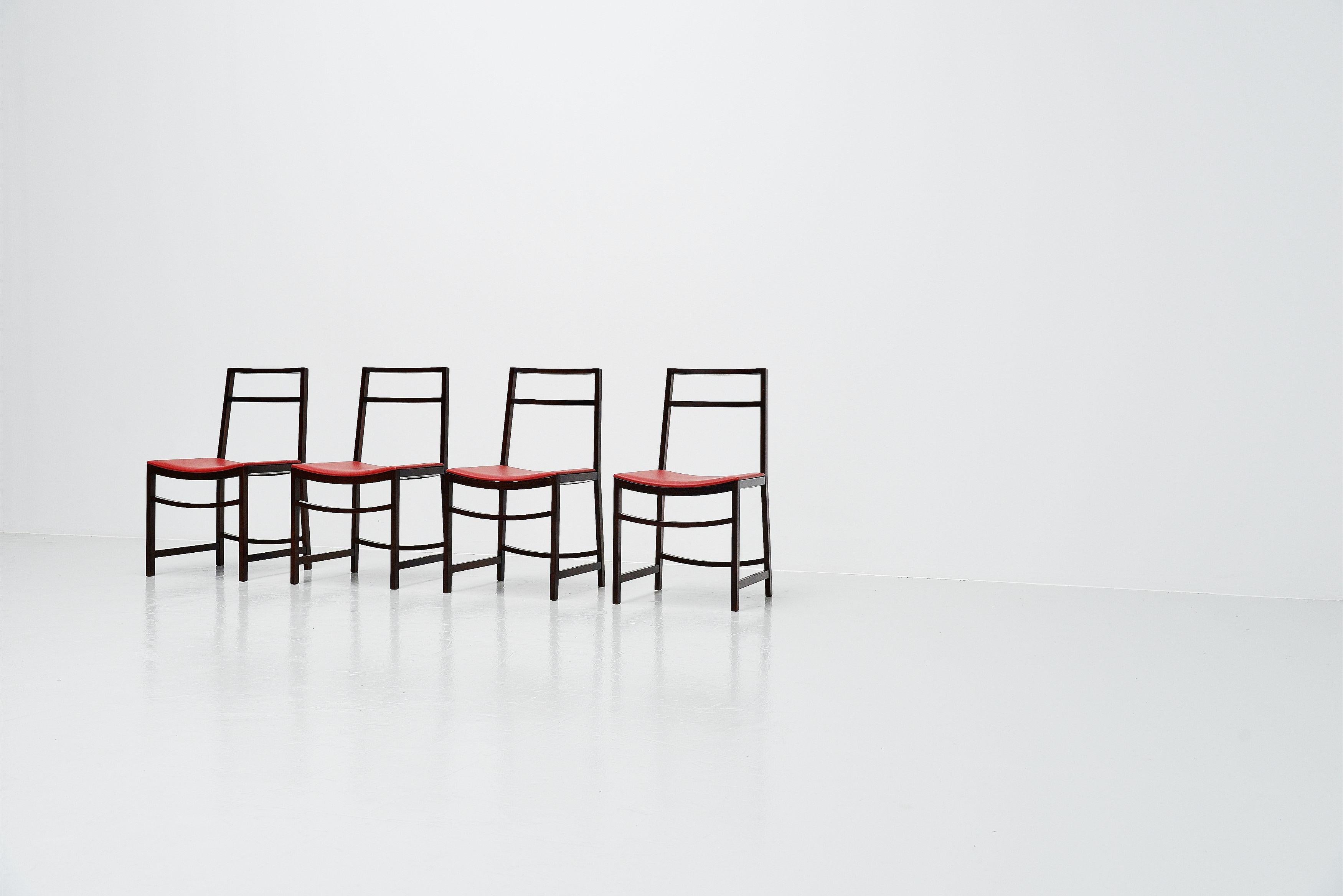 Mid-Century Modern Renato Venturi Dining Chairs Mim Roma, Italy, 1961 For Sale