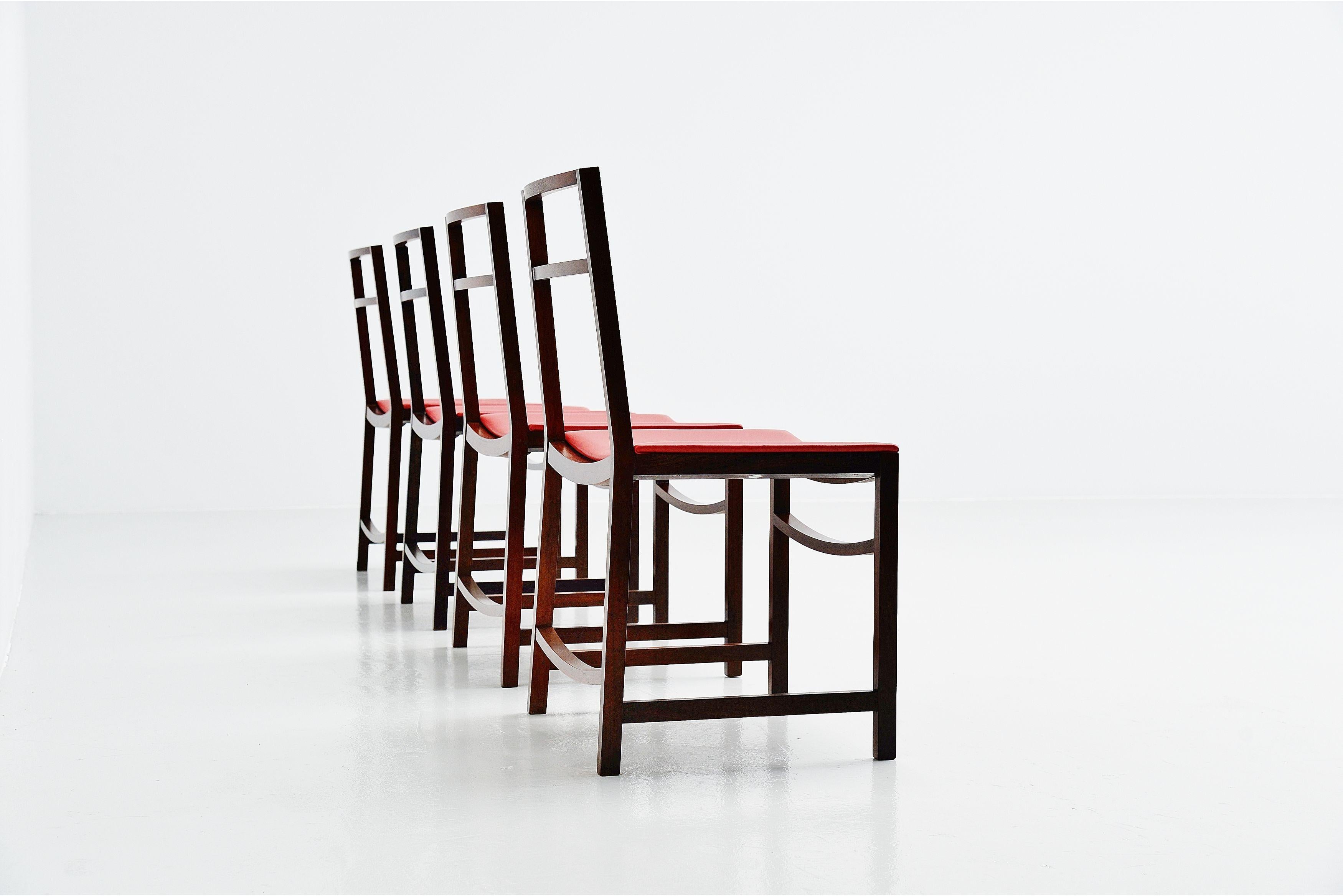 italien Chaises de salle à manger Renato Venturi Mim Roma, Italie, 1961 en vente