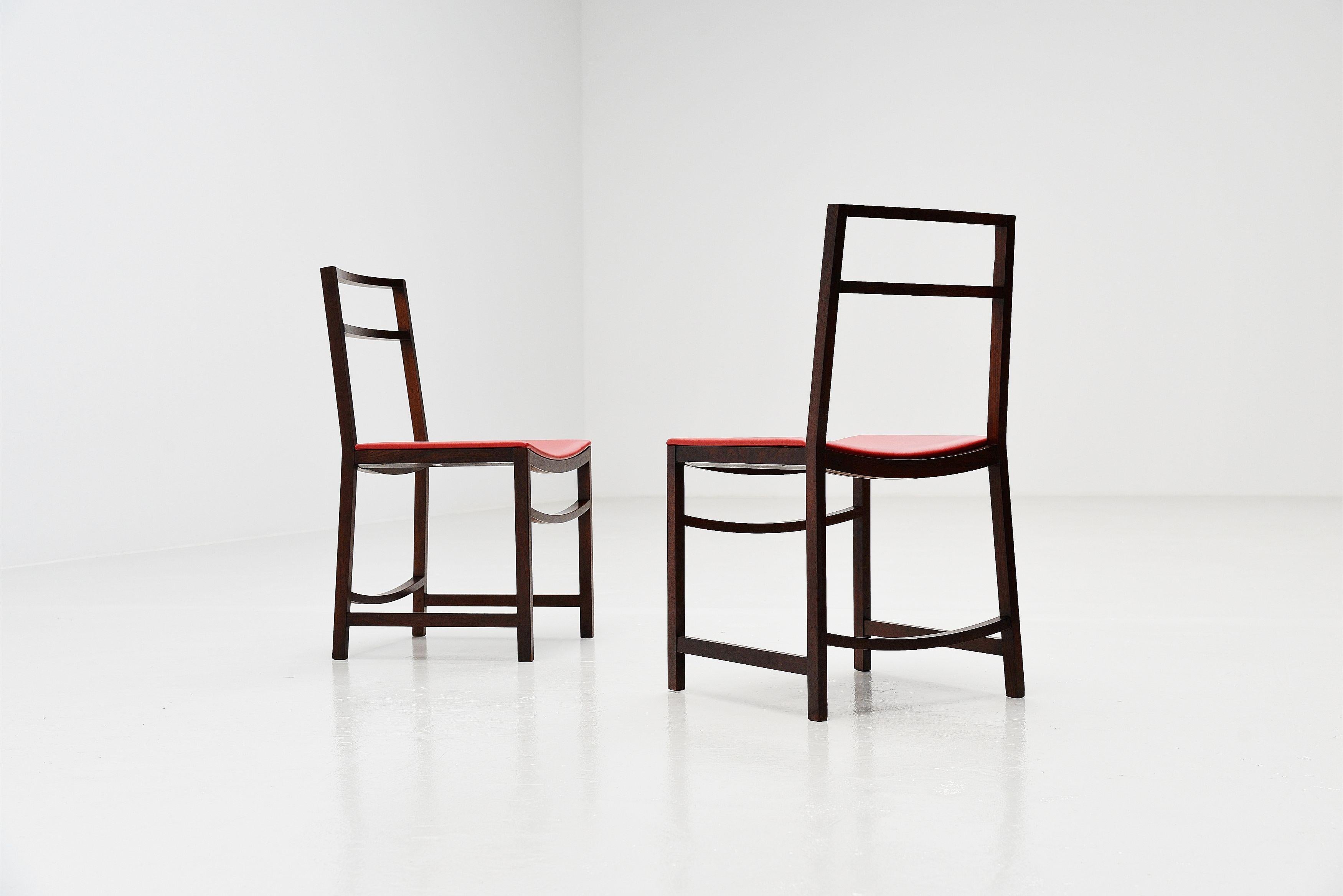 Chaises de salle à manger Renato Venturi Mim Roma, Italie, 1961 en vente 1