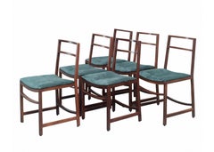 Renato Venturi per Mim Set di 6 sedie in Greene & Greene Wood, Italia 1960s