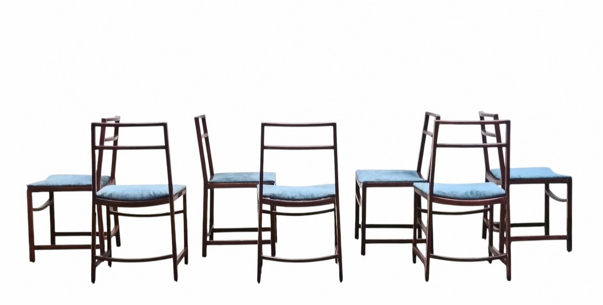 Renato Venturi para MIM ChaIrs de madera, Italia Años 60 Moderno de mediados de siglo en venta