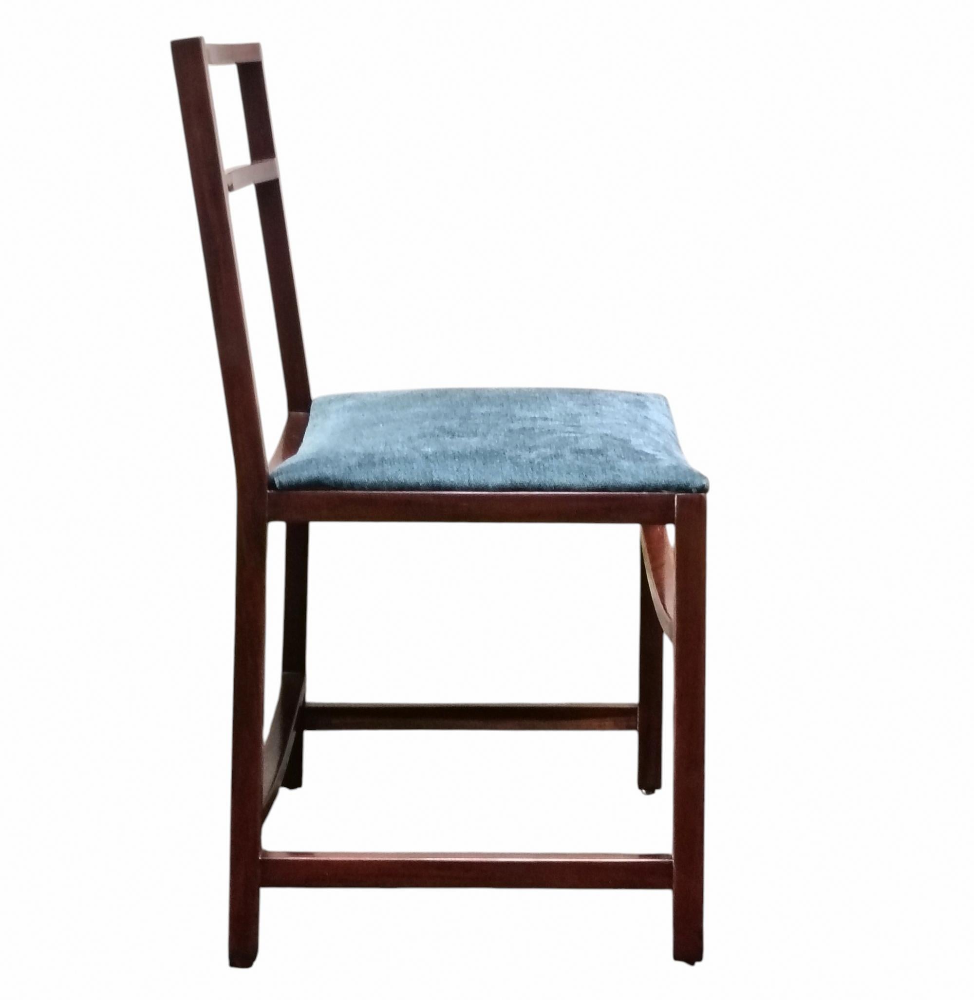 Renato Venturi para MIM ChaIrs de madera, Italia Años 60 en Bueno estado para la venta en Naples, IT