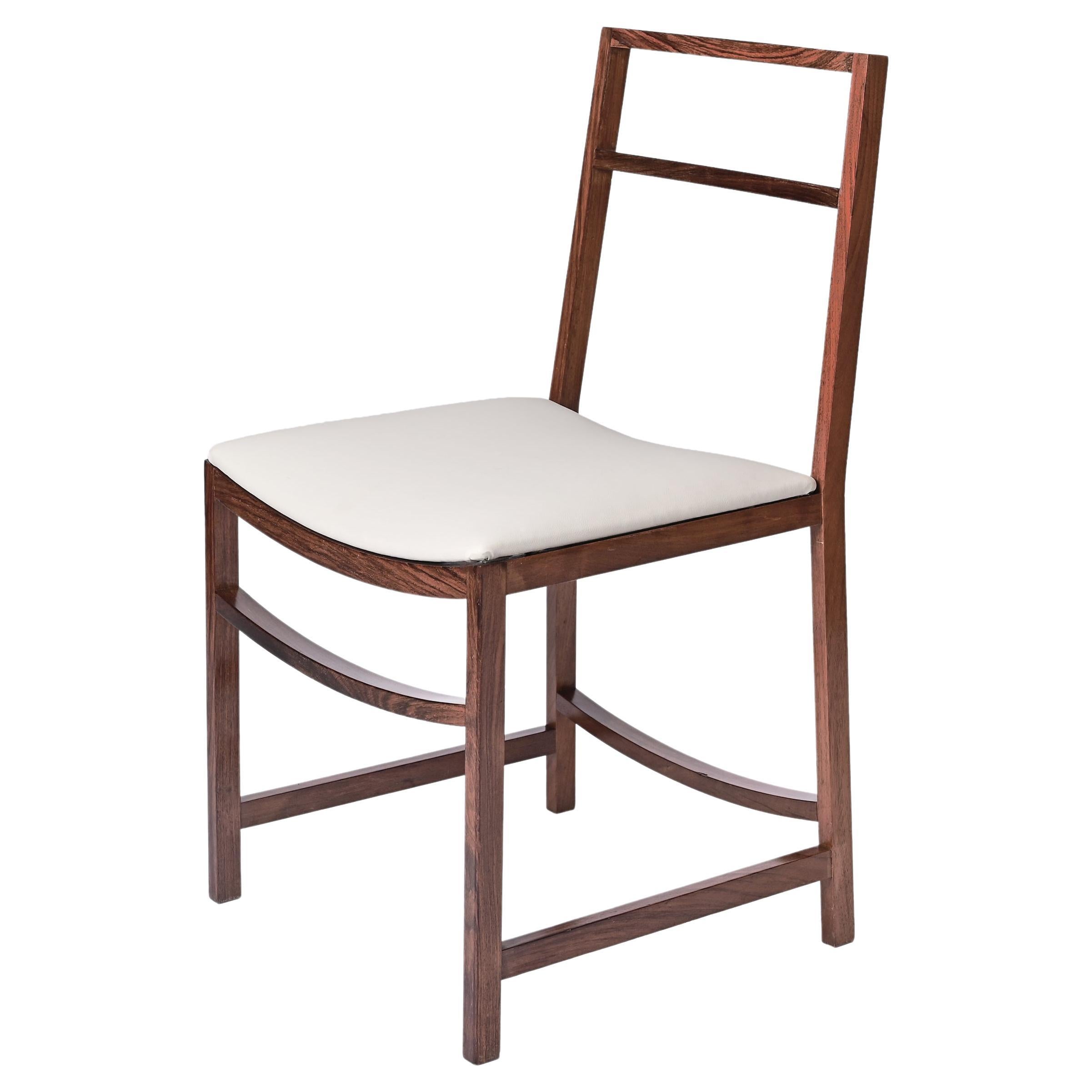 Midcentury Italian Dining Chairs in Teak, Renato Venturi for MIM Roma, 1960s For Sale